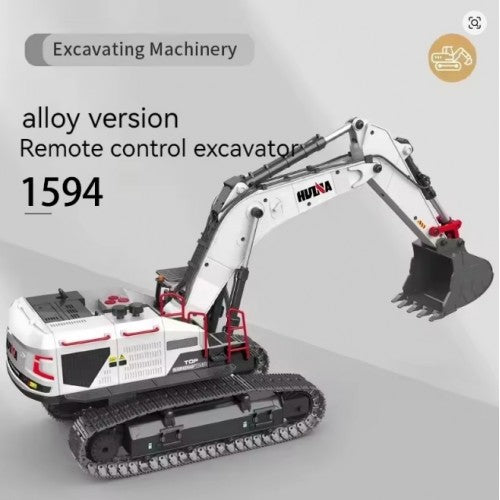 Huina 1594 1:14 Scale 22-Channel Alloy RC Excavator