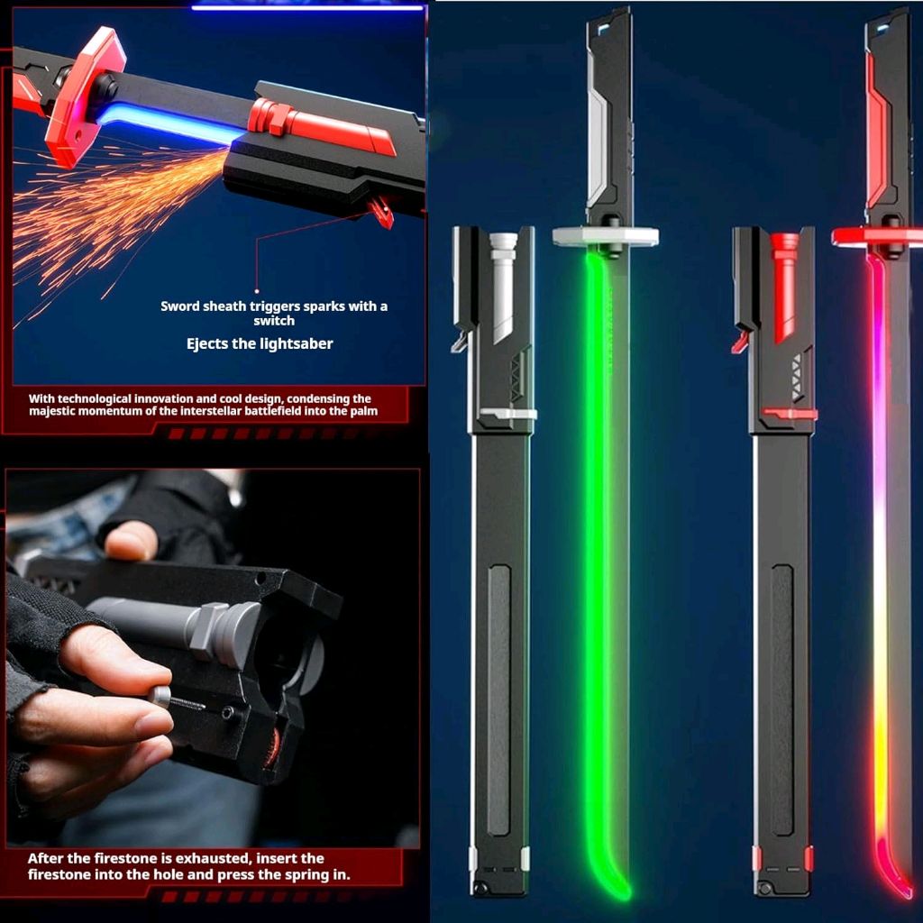 Sparkling Katana Sword - Lights, Spark And Battle Sound