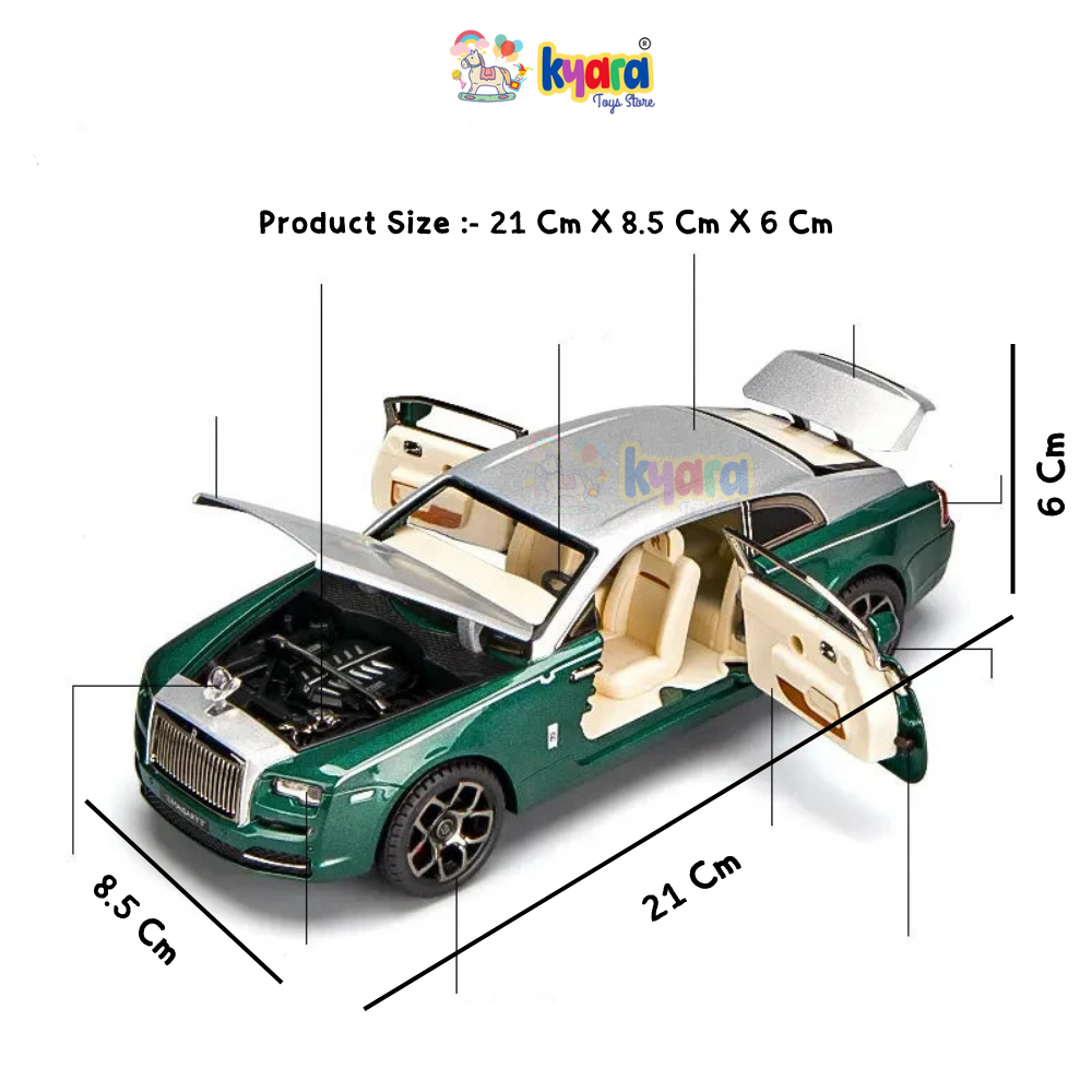 Rolls Royce Wraith 1:24 Diecast Scale Model Car