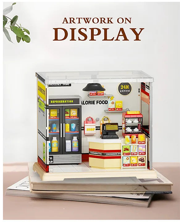 Miniature Convenience Store House Kit