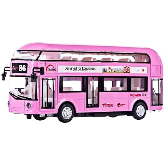 London Double Decker Toy Bus Diecast Scale Model