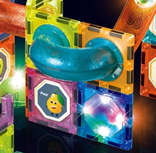 Magnetic Tiles Large Building Blocks Steam Educational Marble Run Stem Toys