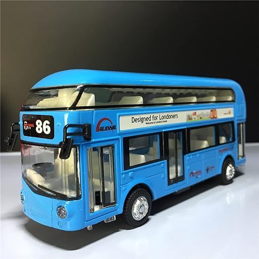 London Double Decker Toy Bus Diecast Scale Model