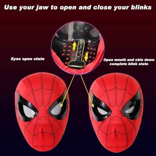 Spider-Man mask  with Moving Eyes