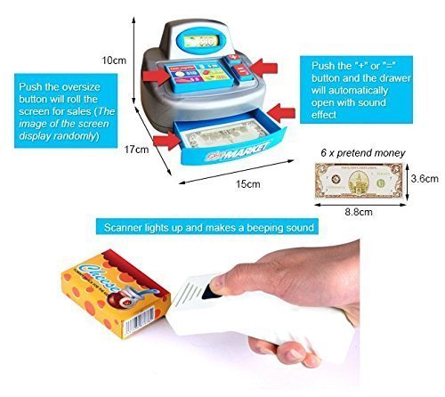 Kids Supermarket Shopping Play Set