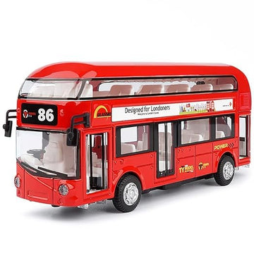 London Double Decker Toy Bus Diecast Scale Model