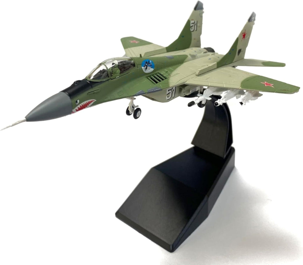 Russian MiG-29 Fulcrum C Fighter Jet 1:100 Diecast Scale Model