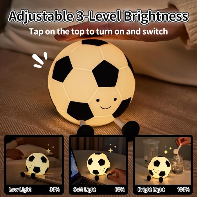 Football Silicone Night Lamps
