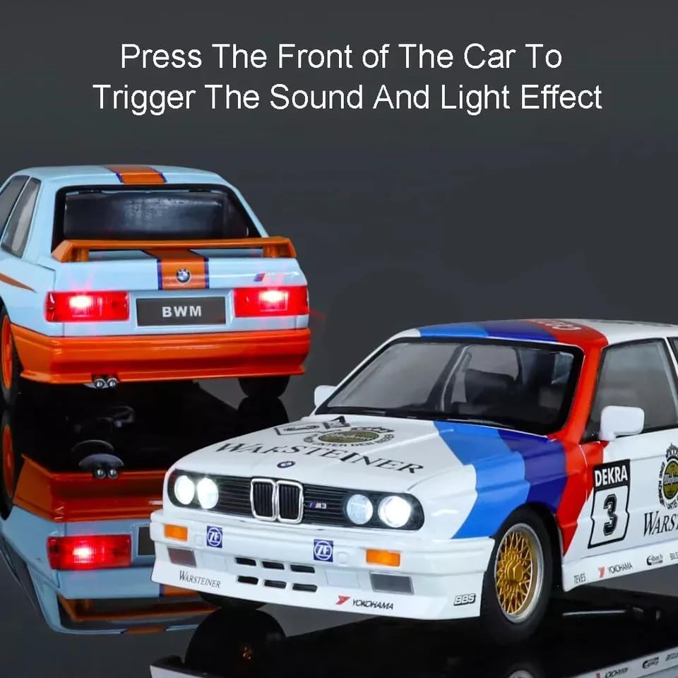 BMW M3 E30 1:24 Diecast Scale Model Car