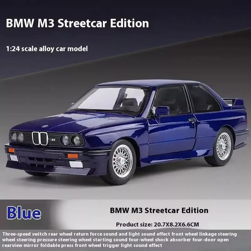 BMW E30 M3 Sport 1:24 Diecast Scale Model Car