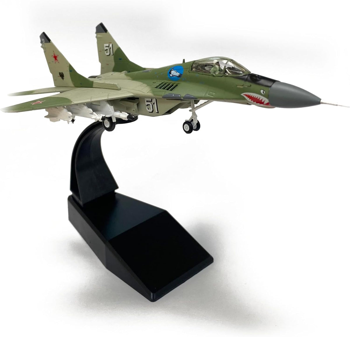 Russian MiG-29 Fulcrum C Fighter Jet 1:100 Diecast Scale Model