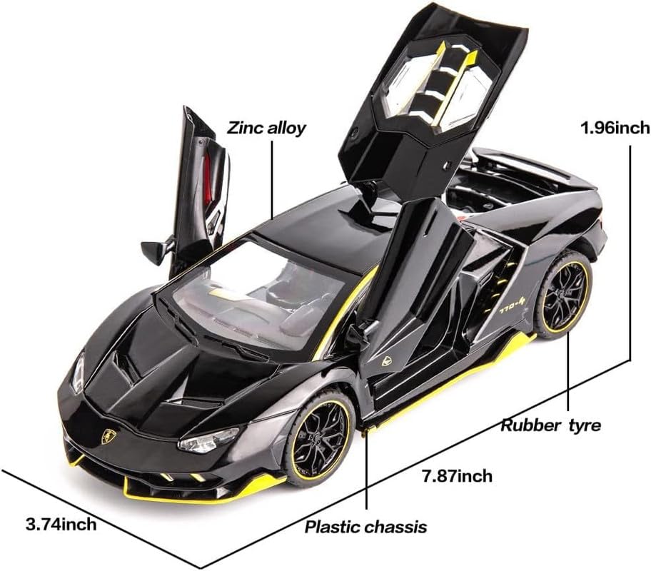 Lamborghini Centenario Lp770 1:24 Diecast Scale Model Car