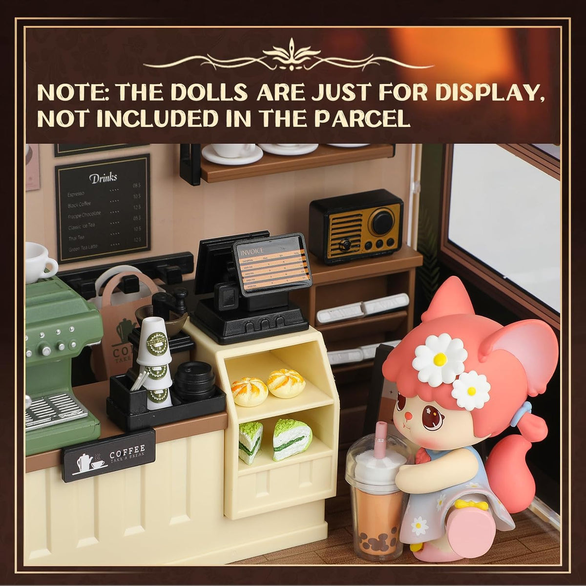 Miniature Coffee Shop Kit