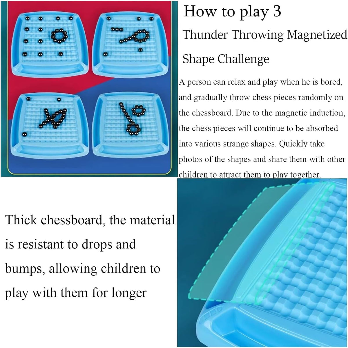 Magnetic Chess Game, Sank Magnetism Versus Chess