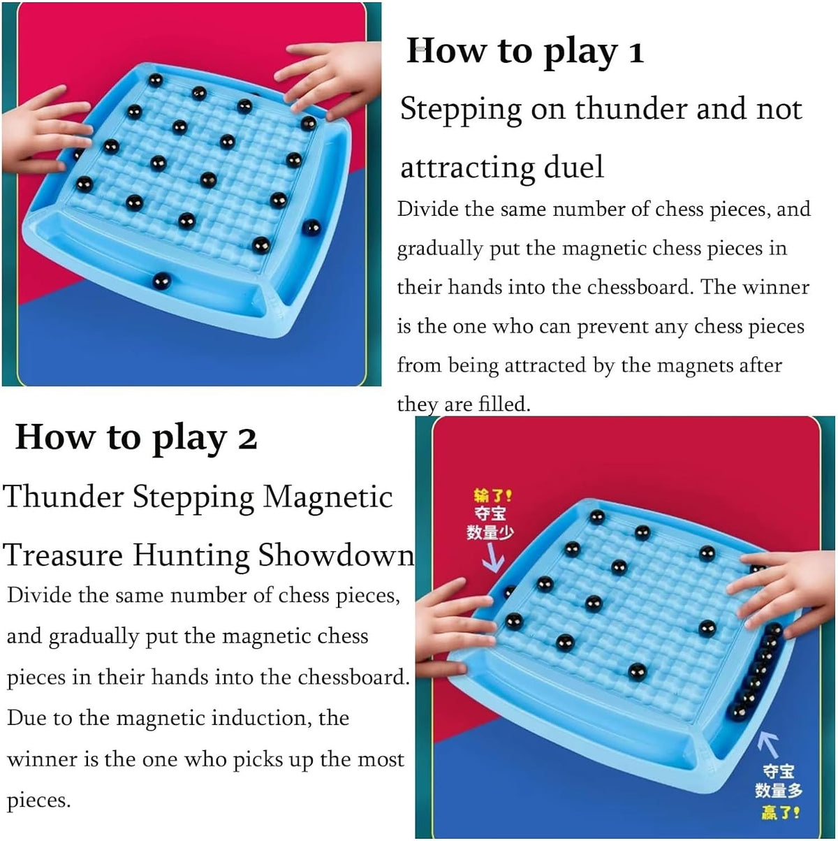 Magnetic Chess Game, Sank Magnetism Versus Chess
