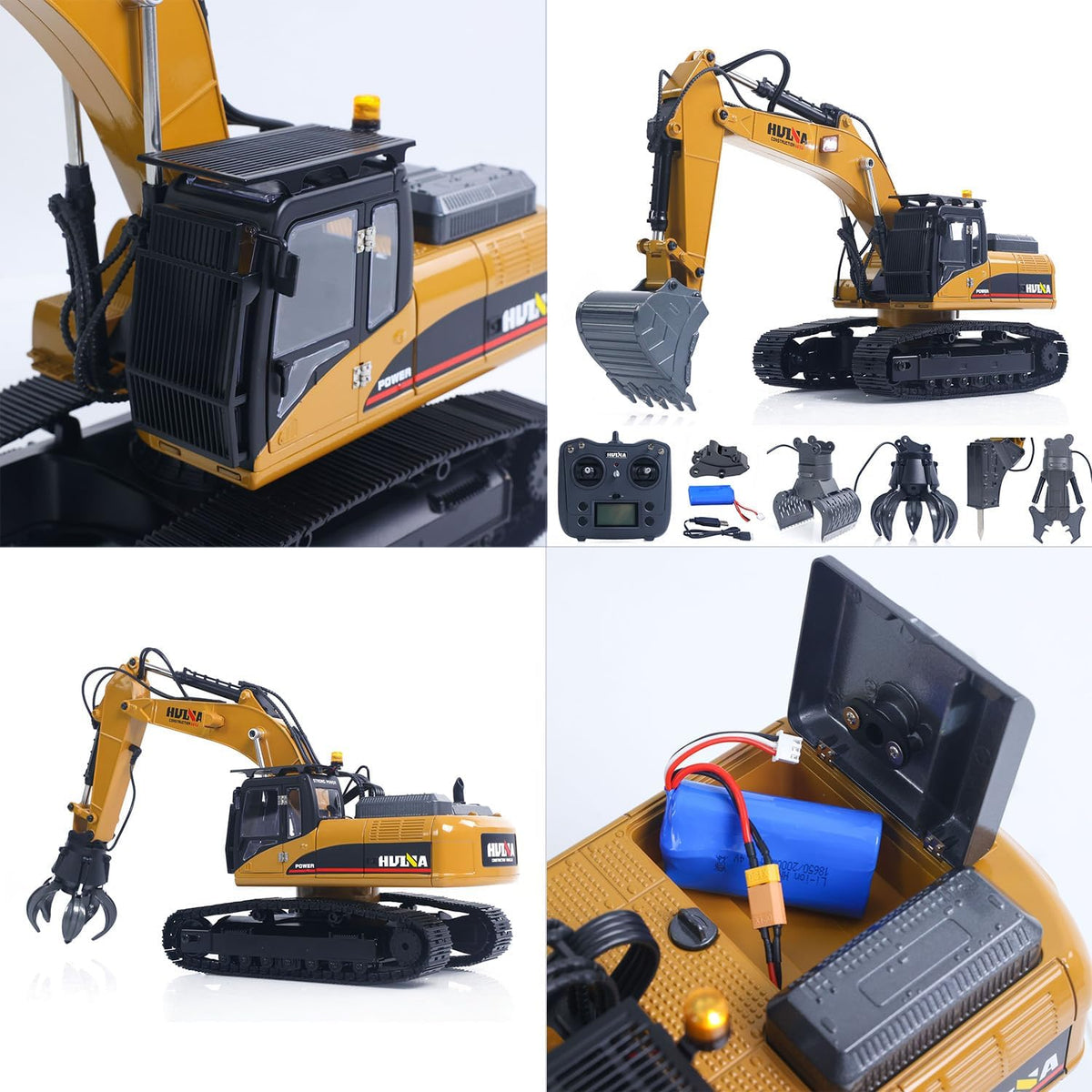Huina 1580 1:14 All Metal RC Excavator