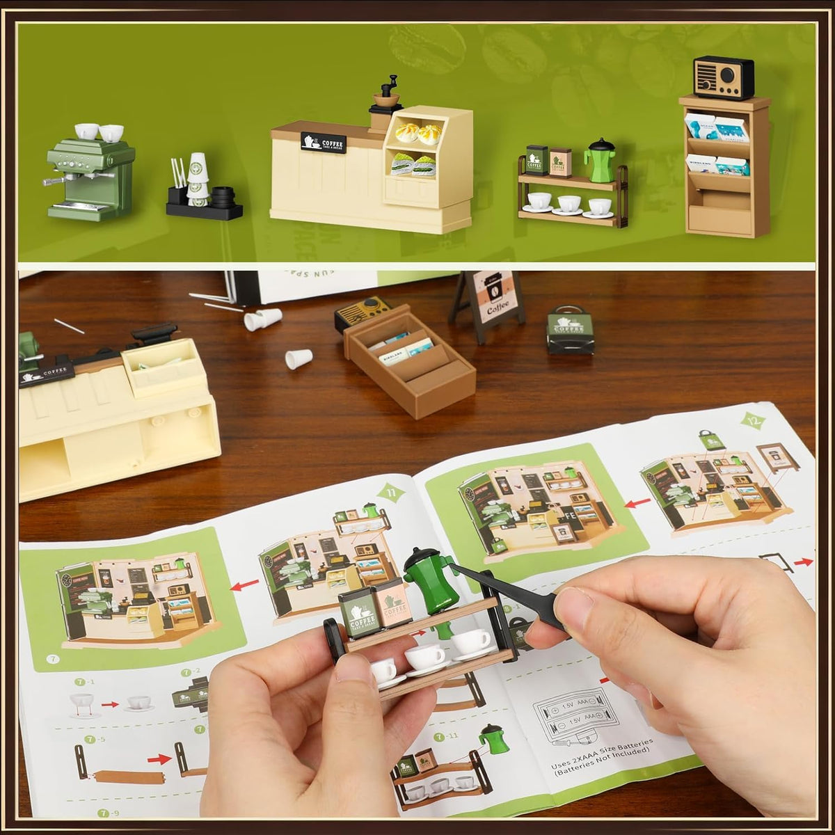 Miniature Coffee Shop Kit