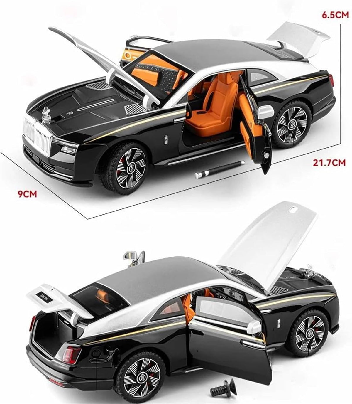 Rolls-royce Spectre 1:24 Diecast Scale Model Car