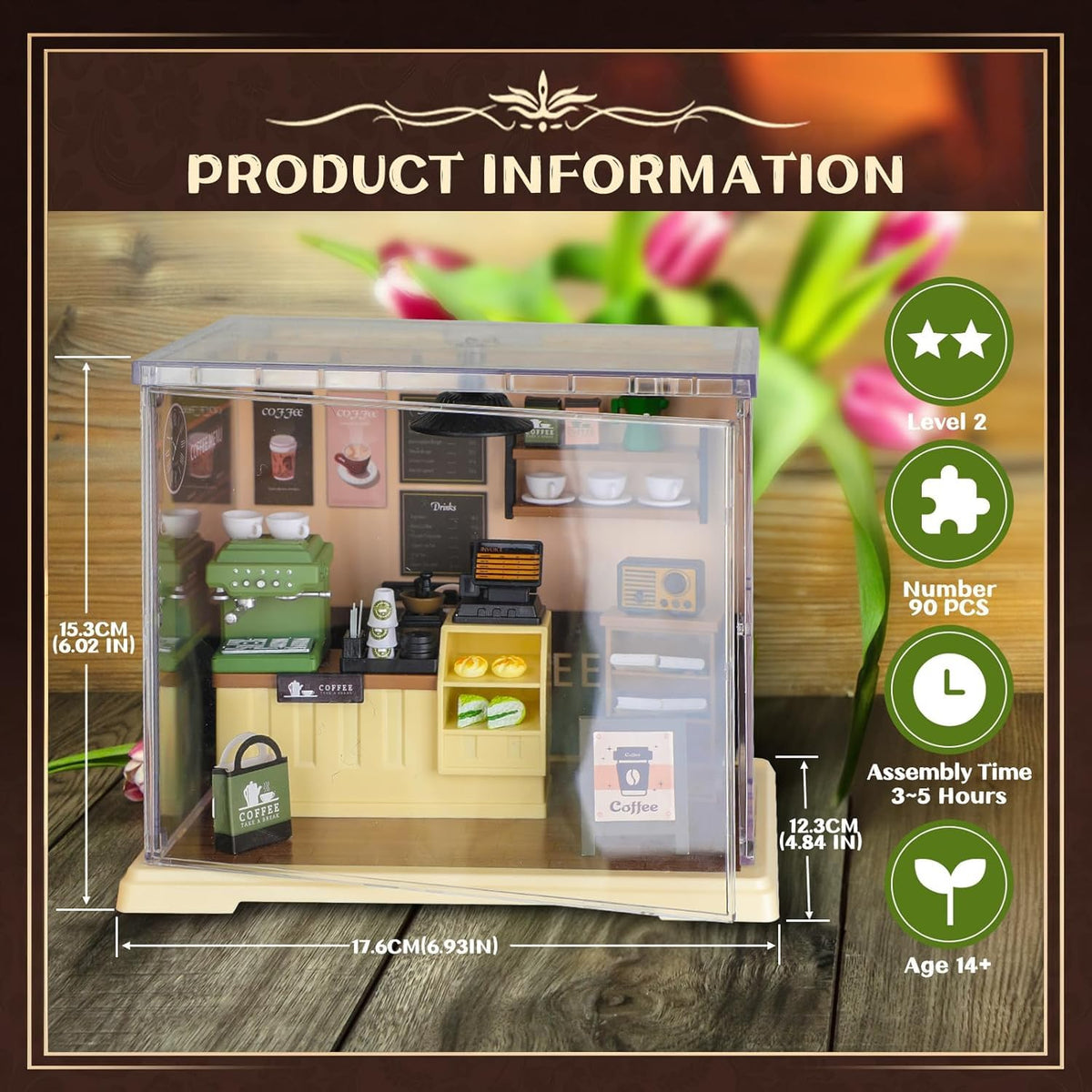 Miniature Coffee Shop Kit