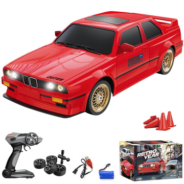 BMW Classic Red Drift With Remote & Accessories Car 1:18 Scale