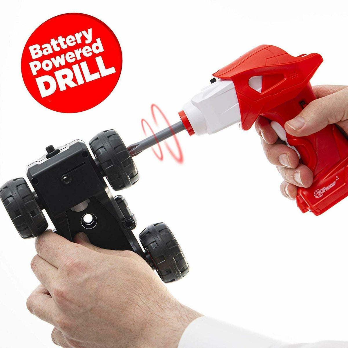 Fire Trucks Toy Playset, DIY Assembly Fire Engine , Rescue Ladder Vehicles