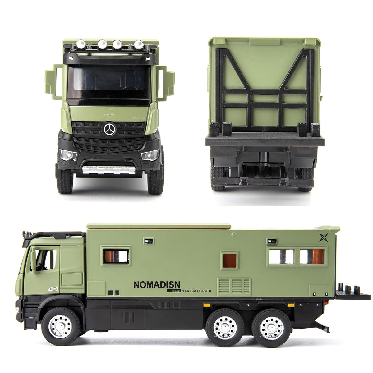 Mercedes-benz Nomadison Rv camper truck 1:24 Diecast Scale Model Car