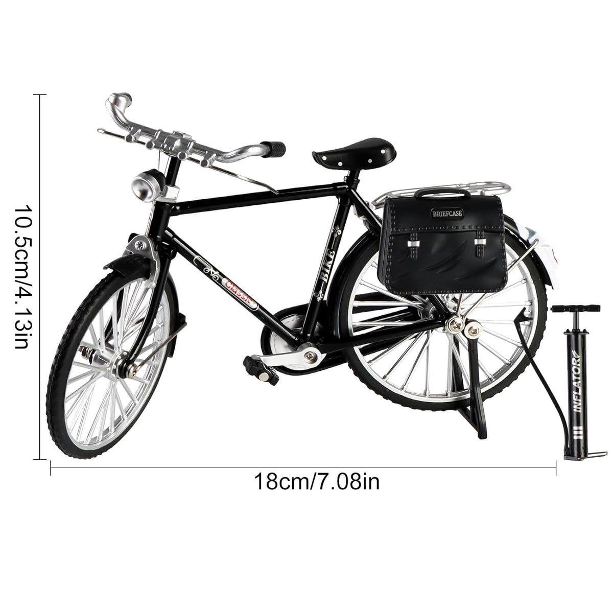 Vintage bicycle 1:10 diecast scale model
