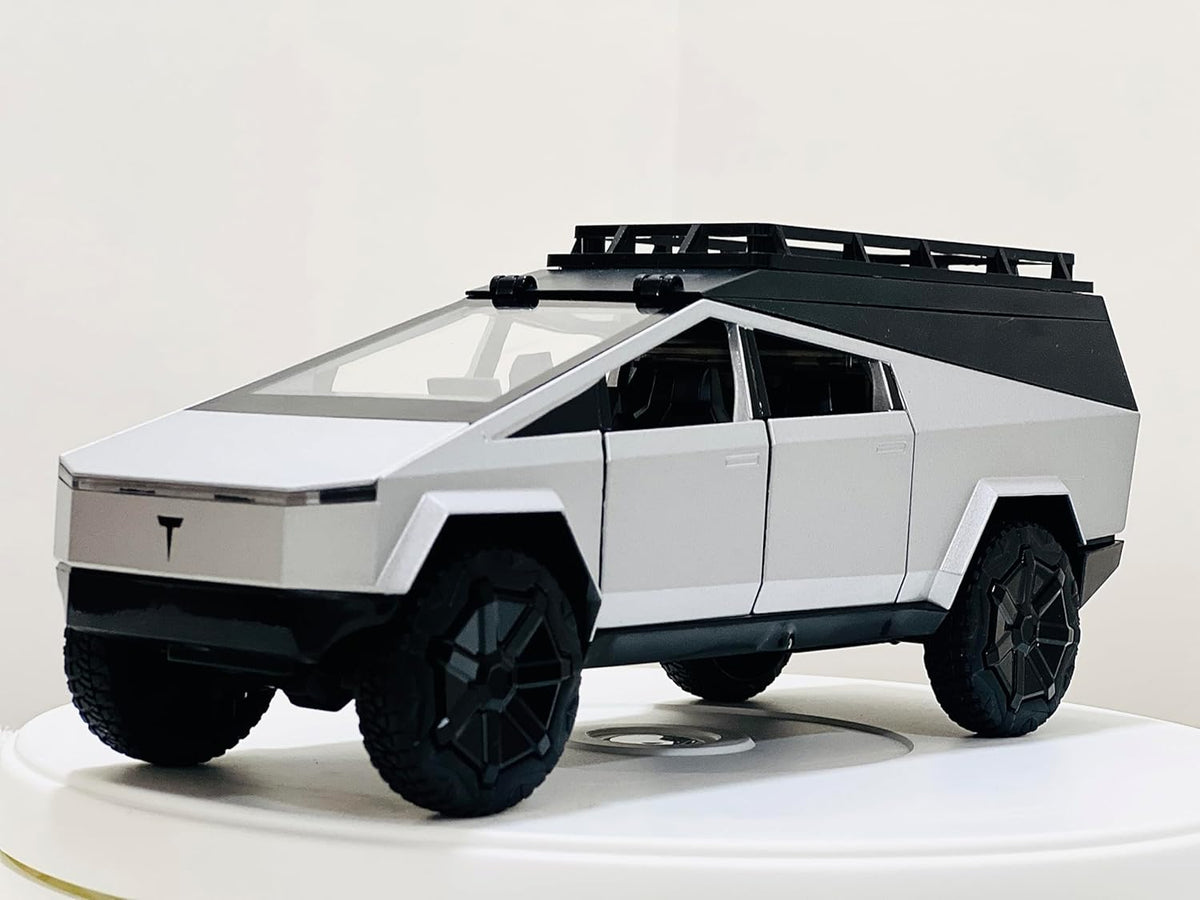 Tesla Cybertruck Camping Vehicle 1:24 Diecast Scale Model Car