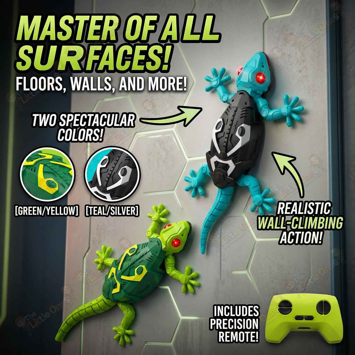 Geckos Telecontrol wall-climbing RC lizard