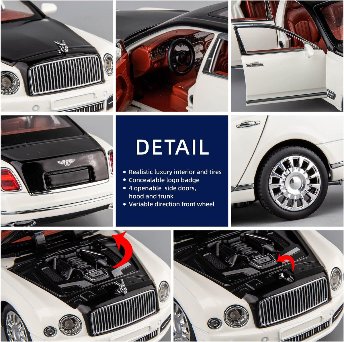 Bentley Mulsanne 1:24 Diecast Scale Model Car