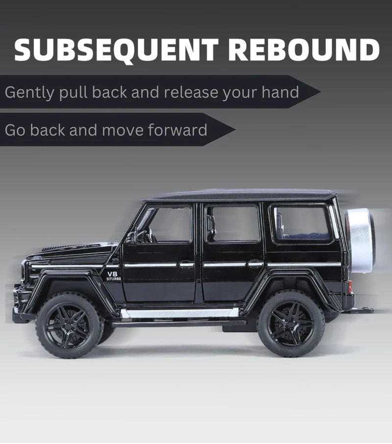 Mercedes-benz G63 Pick-up Trailer 1:24 Diecast Scale Model Car
