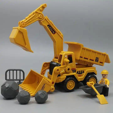 KYARA TOYS 3-in-1 construction vehicle toy set