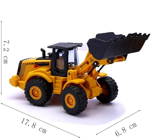 Plastic Realistic Excavator Plastic Construction Bulldozer Loader