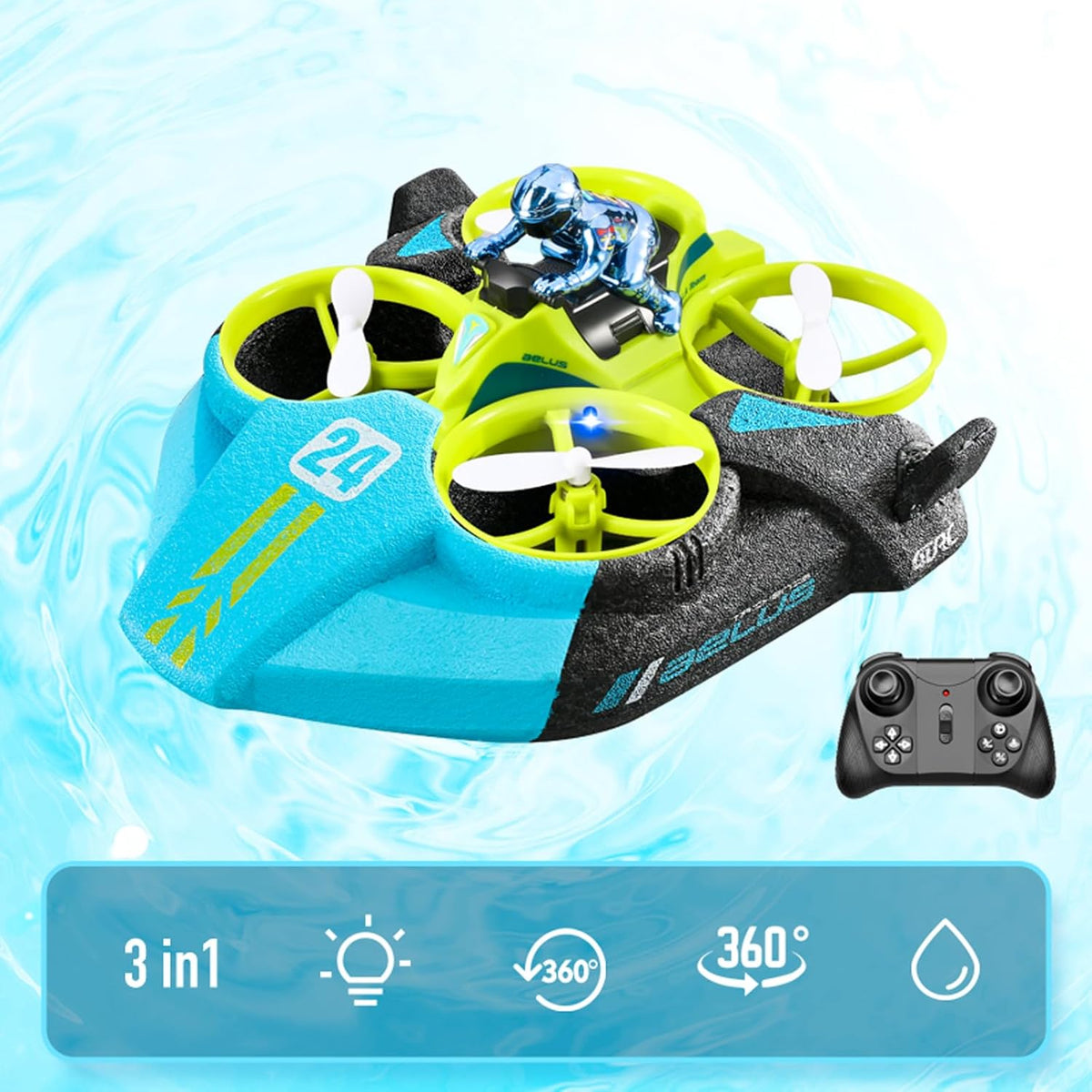 Hovercraft RC Boat 3-in-1 Remote Control
