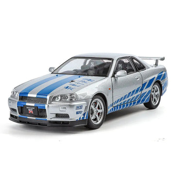 Nissan Skyline R34 GT-R 1:24 diecast scale model car