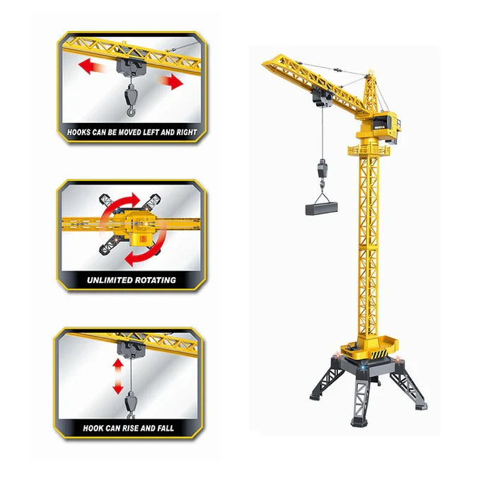 Huina 1585 12 channel RC Alloy Tower Crane