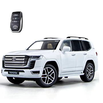 Toyota Land Cruiser LC300 1:24 with Key Remote Metal Diecast Car