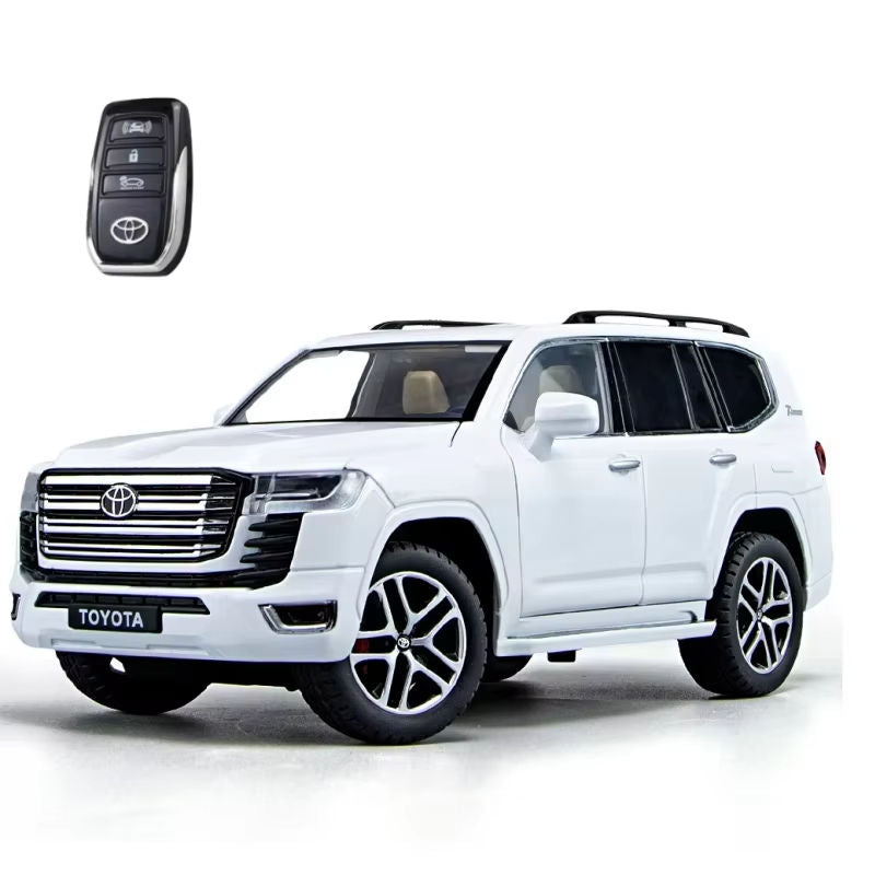 Toyota Land Cruiser LC300 1:24 with Key Remote Metal Diecast Car