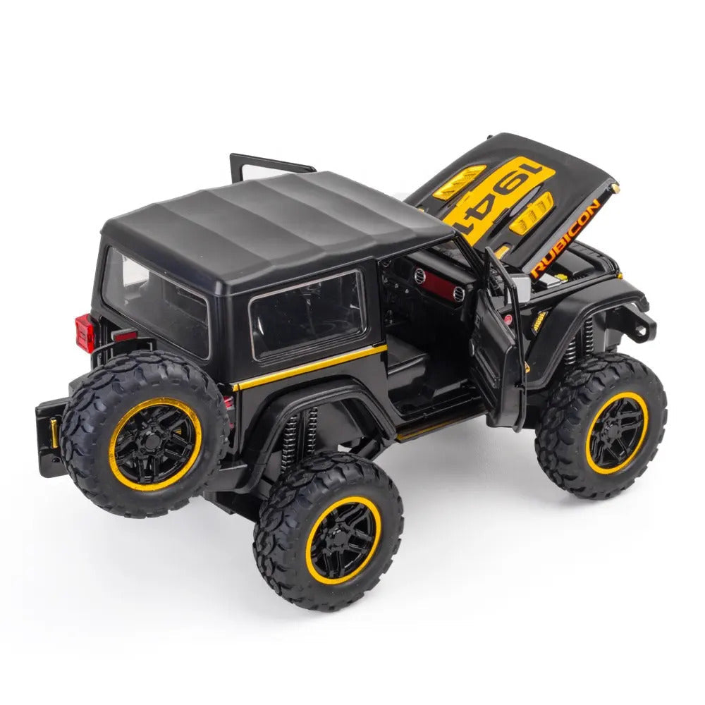 Jeep Wrangler Rubicon 1941 Scale Model Diecast Metalcar - All Size