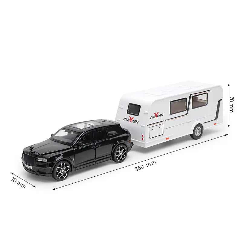 Rolls Royce Cullinan Trailer 1:24 Diecast Scale Model Car