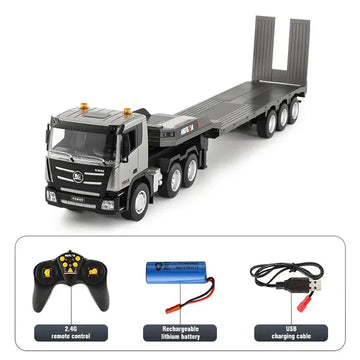 Huina 1318 1:18 RC Tractor Truck 9CH Remote Control with Flatbed Trailer
