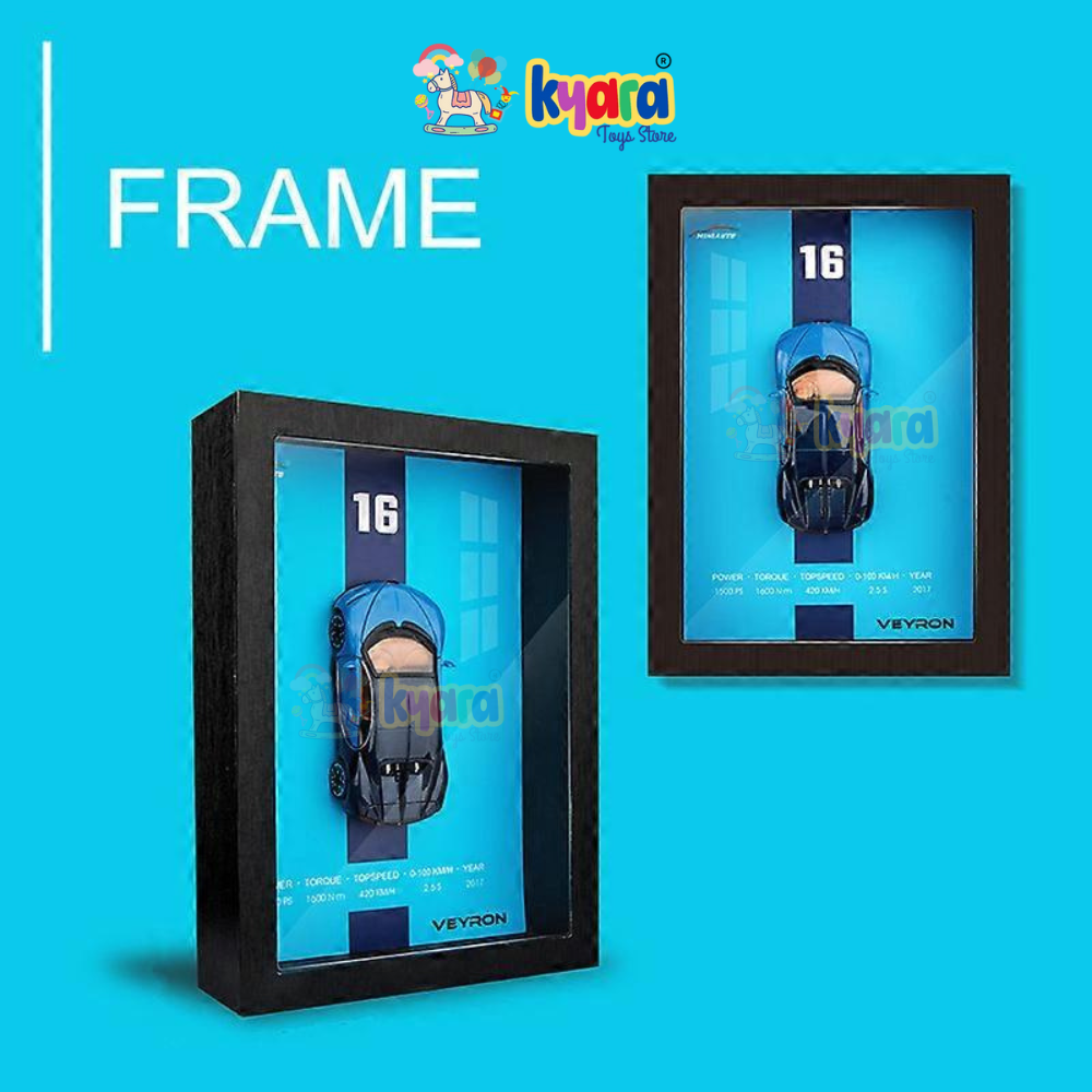 BUGATTI 3D Diecast Car Frame