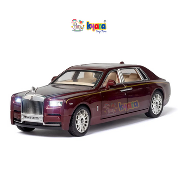 Rolls Royce Phantom Maroon 1:24 Diecast Scale Model Car