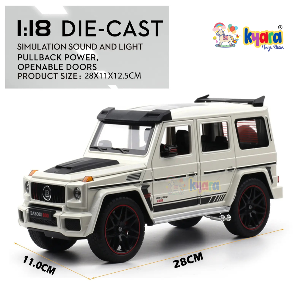 Mercedes-benz G-800 1:24 Scale Model Diecast Metalcar
