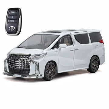 Toyota Alphard 1:24 with Key Remote Metal Diecast Car