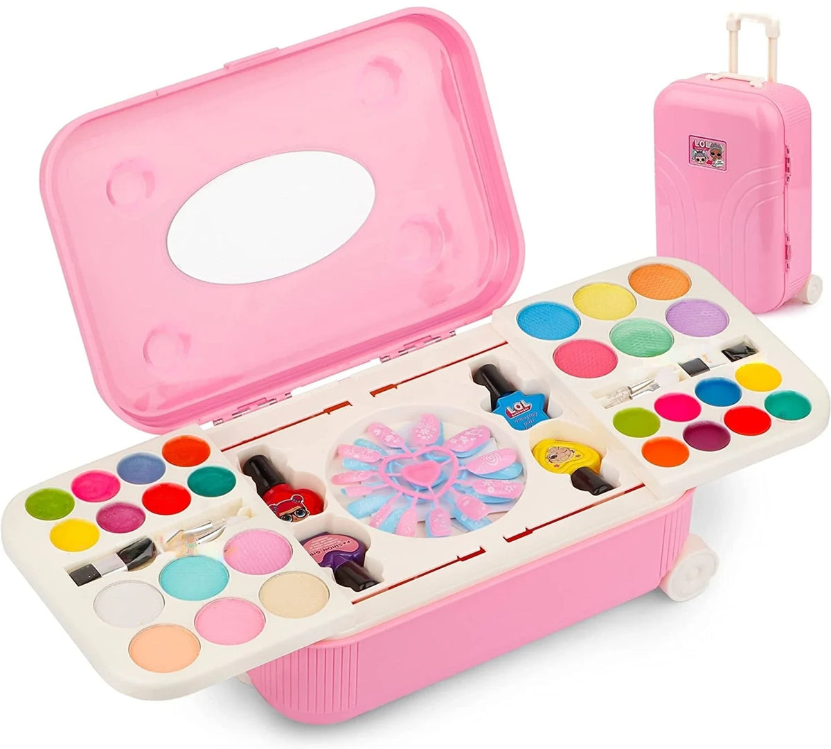 Makeup & Paint Art Set in Pink Suitcase