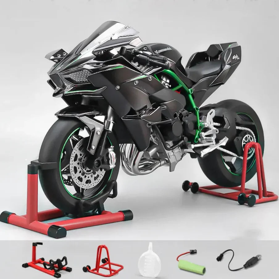 Kawasaki Ninja H2R Smoke 1:6 Diecast Alloy Model Bike