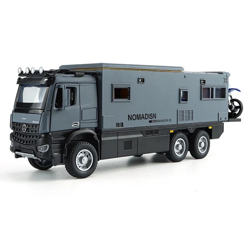 Mercedes-benz Nomadison Rv camper truck 1:24 Diecast Scale Model Car